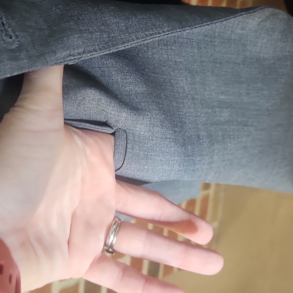 H&M Light Gray Oversized Blazer, Size XS - Picture 4 of 8